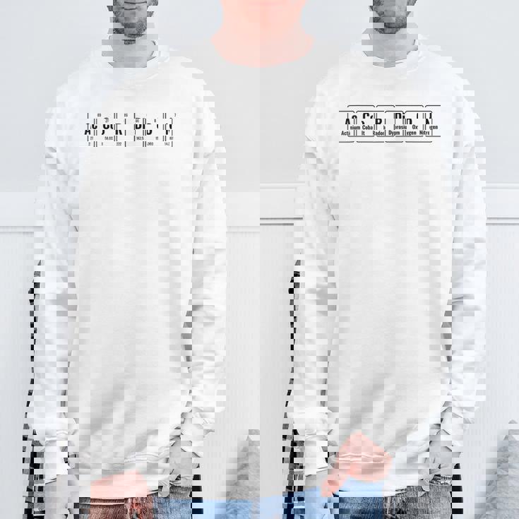 アコーディオン楽器 元素周期表 アコーディオン奏者 スウェットシャツ 高齢者への贈り物