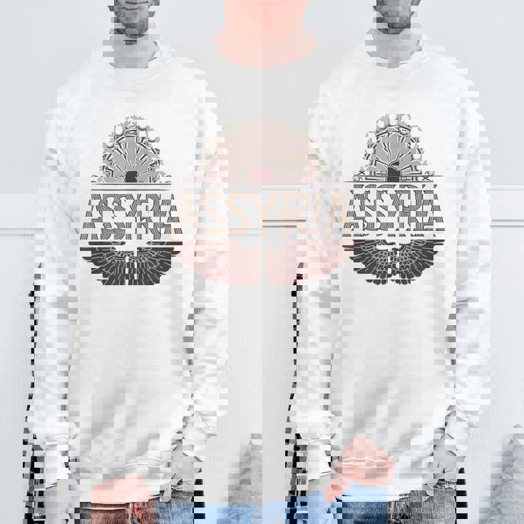 アッシリア 古代アッシリア帝国のシンボル スウェットシャツ 高齢者への贈り物