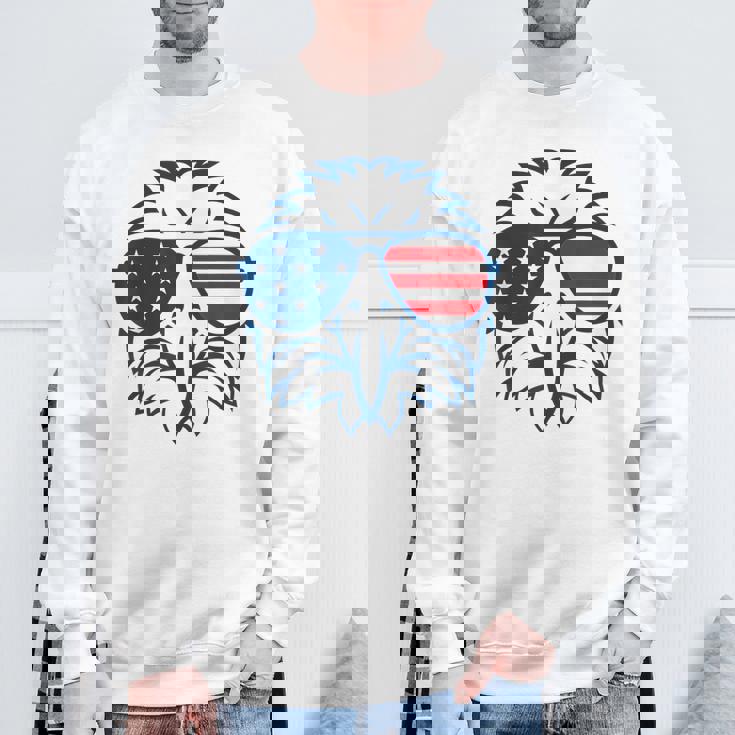 アメリカン・イーグル アメリカ国旗 7月4日 愛国 スウェットシャツ 高齢者への贈り物