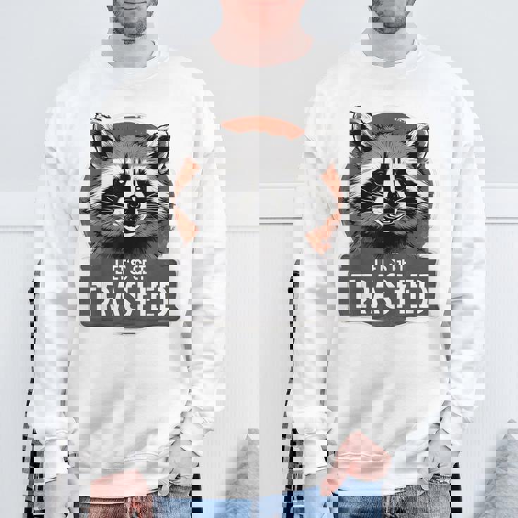 アライグマコスチュームtシャツ グルービー Let's Get Trashed スウェットシャツ 高齢者への贈り物