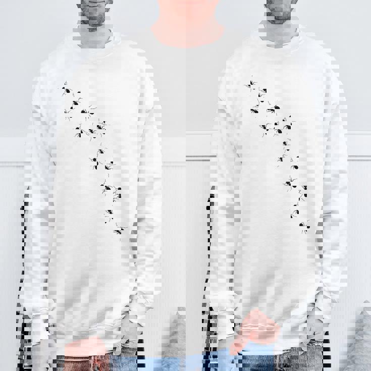 アリ マーチングアリ 昆虫 メンズ レディース キッズ ギフト スウェットシャツ 高齢者への贈り物