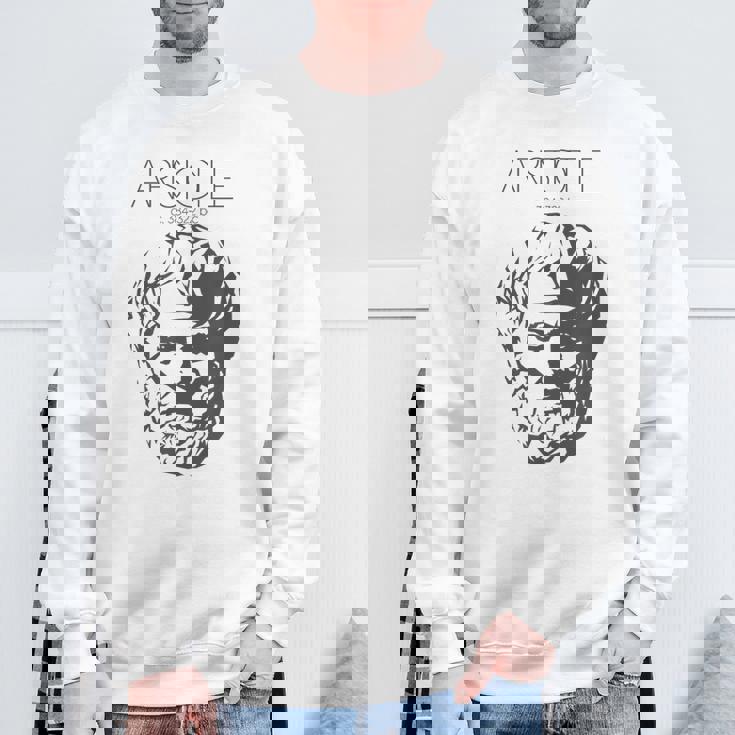 アリストテレスtシャツ 古代ギリシャ哲学者 スウェットシャツ 高齢者への贈り物