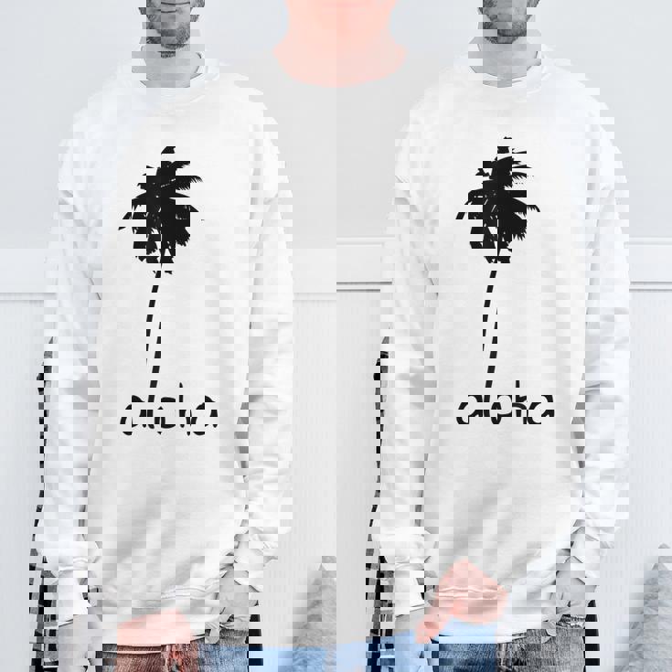 アロハ ハワイ ハワイアン ヤシの木 スウェットシャツ 高齢者への贈り物