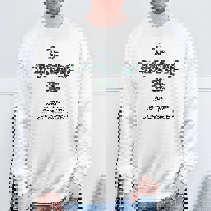 アートと音楽がまだ揺るがしていた1960年代のサイケデリックな60年代 スウェットシャツ 高齢者への贈り物