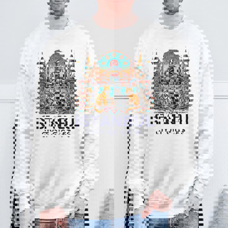 イスタンブール、トルコ 猫の街 Ii スウェットシャツ 高齢者への贈り物