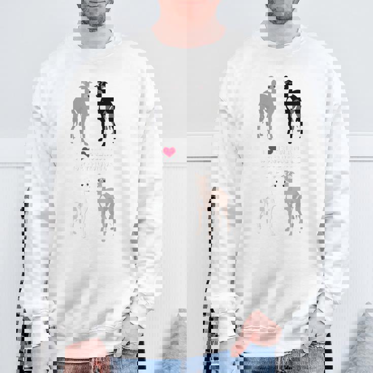 イタリアン・グレイハウンドが大好き スウェットシャツ 高齢者への贈り物