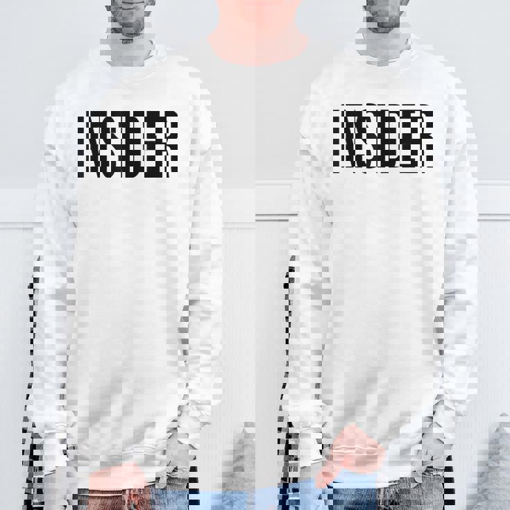 インサイダー スウェットシャツ 高齢者への贈り物