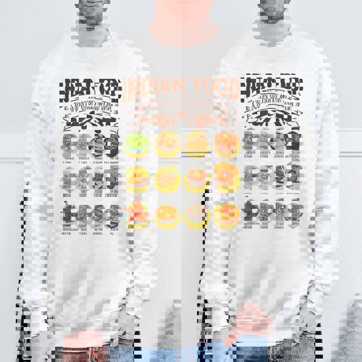 インド料理の多様性 インド料理 スウェットシャツ 高齢者への贈り物