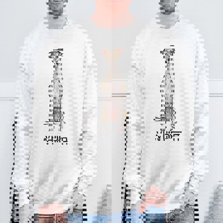 ウィペット・クレイジー・ドッグ・ラバー スウェットシャツ 高齢者への贈り物