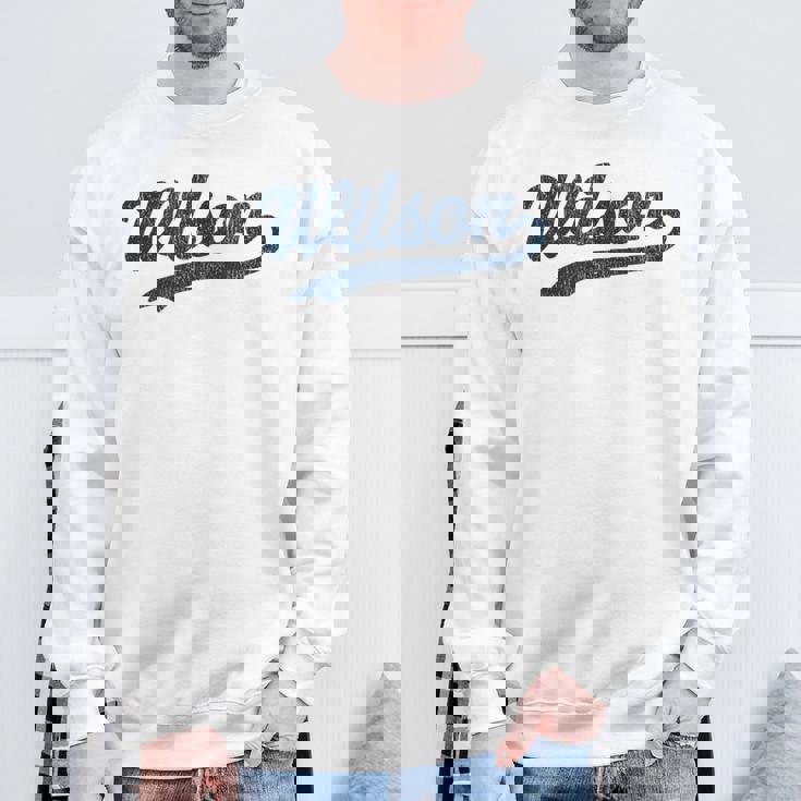 ウィルソン ノースカロライナ Nc ビンテージ スポーツ グラフィック スウェットシャツ 高齢者への贈り物