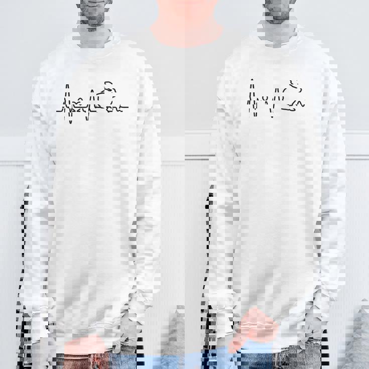 ウサギ ハートビート ウサギ 心拍数 ウサギ ブリーダーウサギ スウェットシャツ 高齢者への贈り物