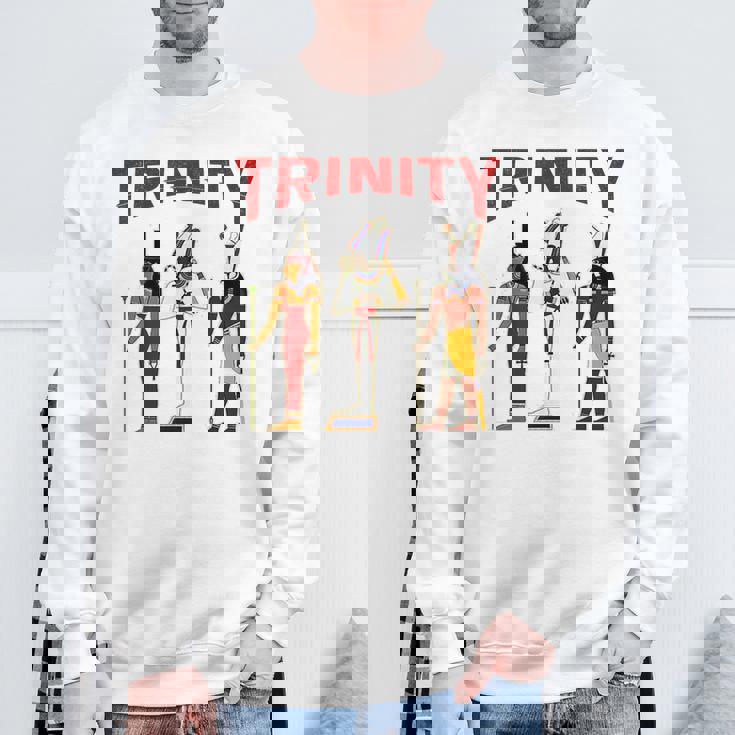 エジプト 神 エジプト トリニティ オシリス ホルス ケメティック スウェットシャツ 高齢者への贈り物