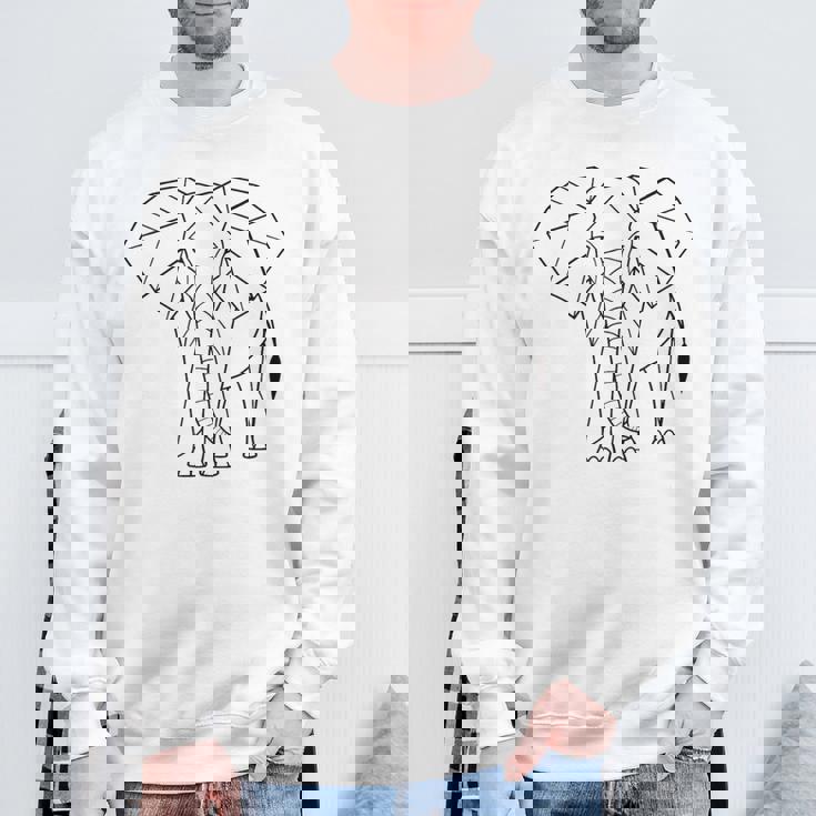 エレファントtシャツ、幾何学象クッション象 スウェットシャツ 高齢者への贈り物