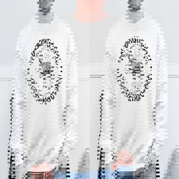 オカピ保護アフリカコンゴ野生動物保護オカピ スウェットシャツ 高齢者への贈り物