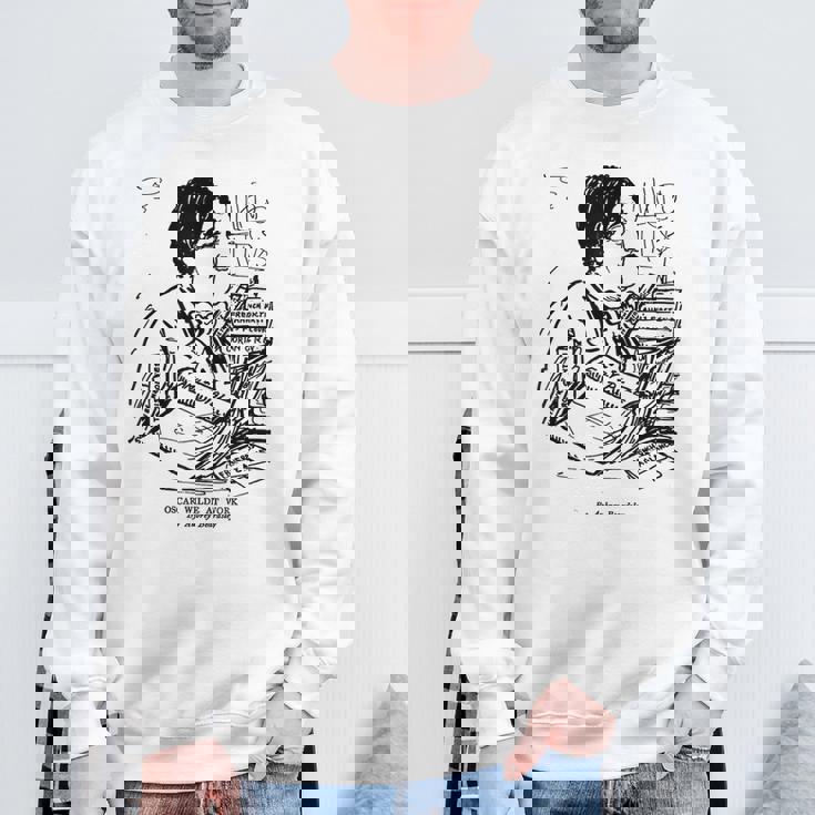 オスカー・ワイルド At Work By オーブリー・ビアズリー 1893 スウェットシャツ 高齢者への贈り物