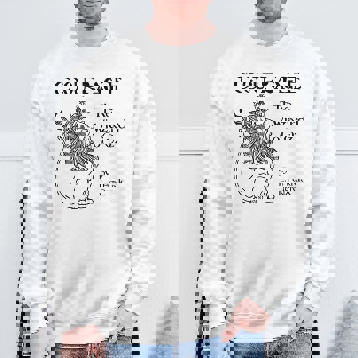 オズの魔法使い カウボーイライオン 勇気 スウェットシャツ 高齢者への贈り物