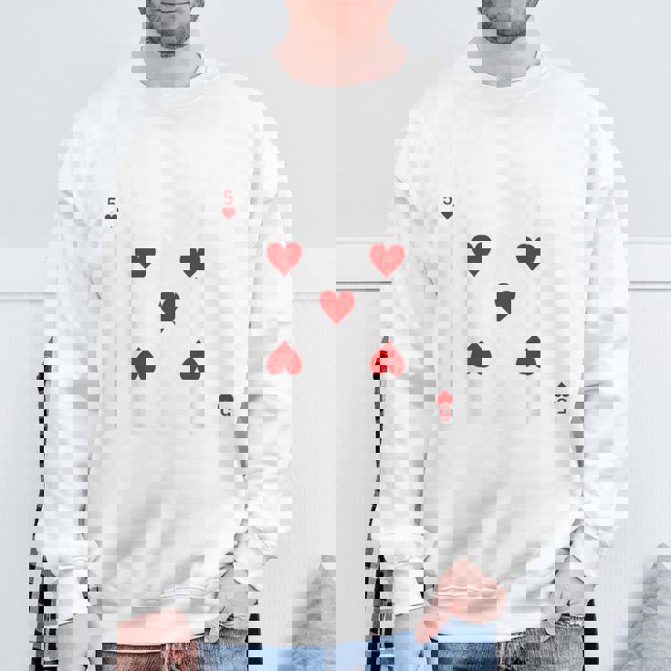 オリジナル ハロウィン トランプ コスチューム 不思議の国のアリス スウェットシャツ 高齢者への贈り物