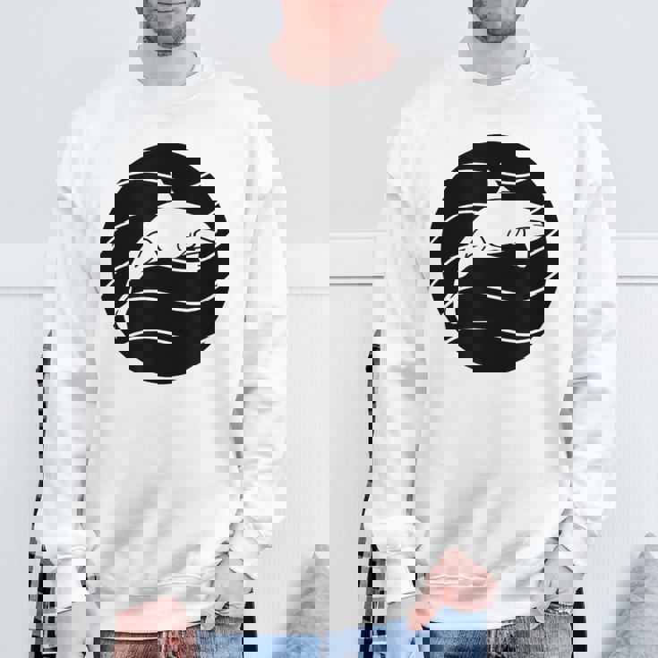 オルカ ヴィンテージ クジラ 海洋動物 クジラ スウェットシャツ 高齢者への贈り物