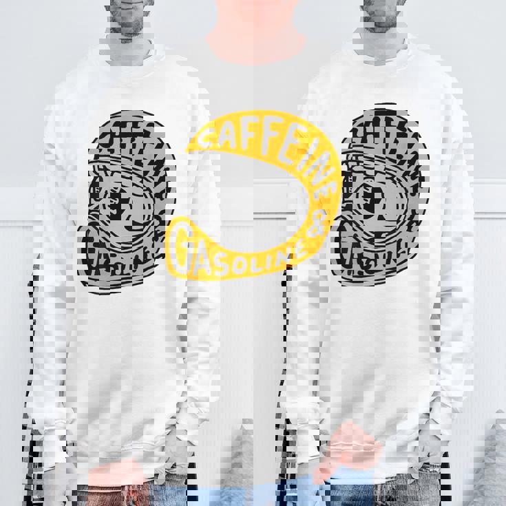 カフェインとガソリン スウェットシャツ 高齢者への贈り物