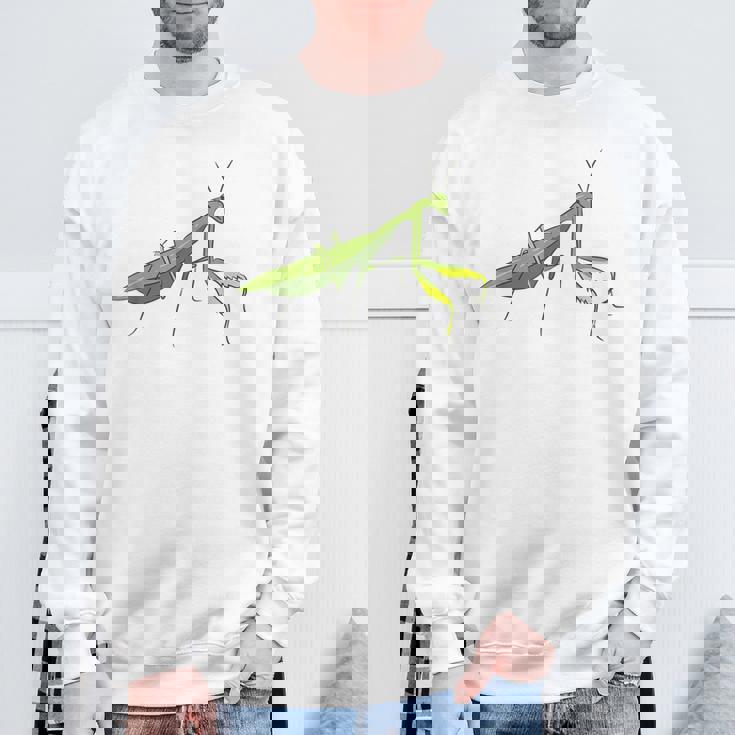 カマキリの虫バッタ カマキリの虫バッタ カマキリの虫バッタ スウェットシャツ 高齢者への贈り物