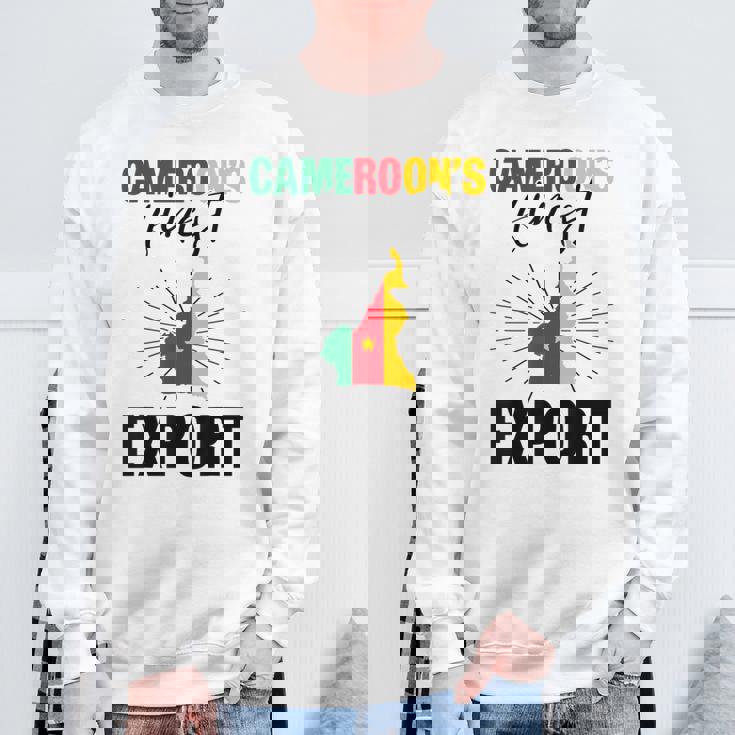 カメルーンの国旗 カメルーン語 スウェットシャツ 高齢者への贈り物