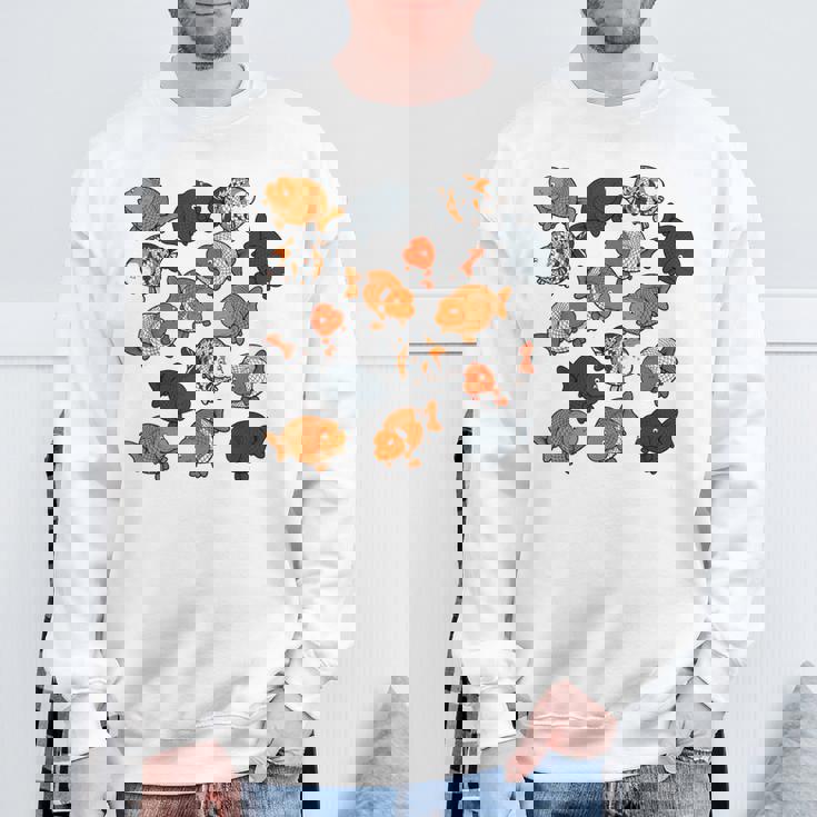 カラフルランチュウ スウェットシャツ 高齢者への贈り物