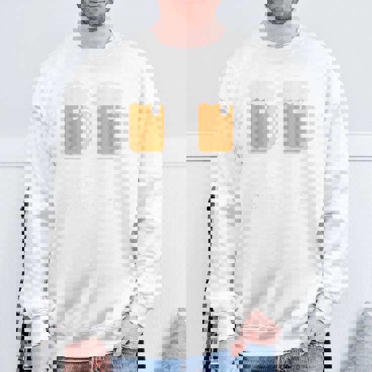 カンボジア、ビールが飲みに来た、クメール語 スウェットシャツ 高齢者への贈り物