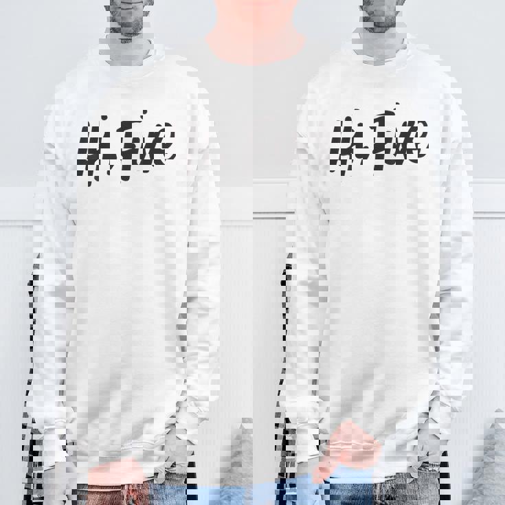 キッズ Hi Five 5Th Birthday 5歳 パーティー 幼稚園 スウェットシャツ 高齢者への贈り物