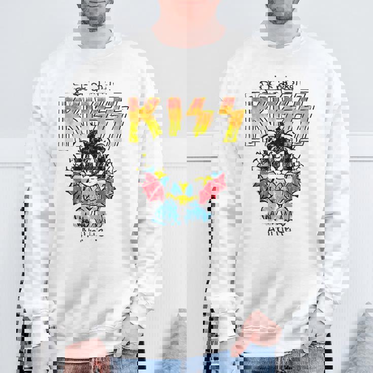 キッズ キッス Kiss In The Lines スウェットシャツ 高齢者への贈り物