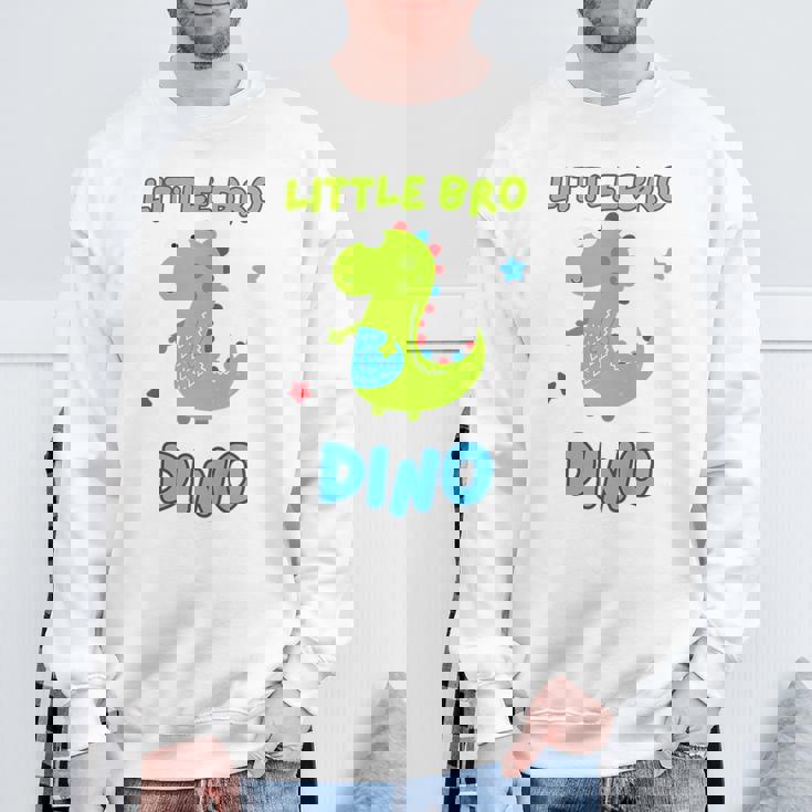 キッズ マッチング Little Bro Dino & Big Bro Dino スウェットシャツ 高齢者への贈り物
