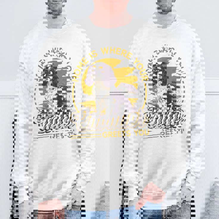 キャバリア・キング・チャールズ・スパニエル スウェットシャツ 高齢者への贈り物