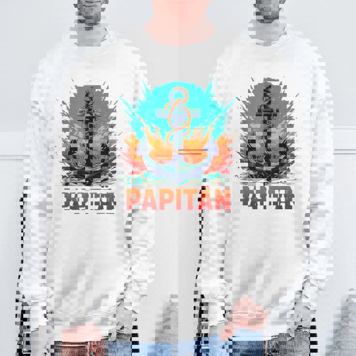 キャプテンアンカー パピタン・ヴァーター スーパーパパ 父の日 2025 スウェットシャツ 高齢者への贈り物