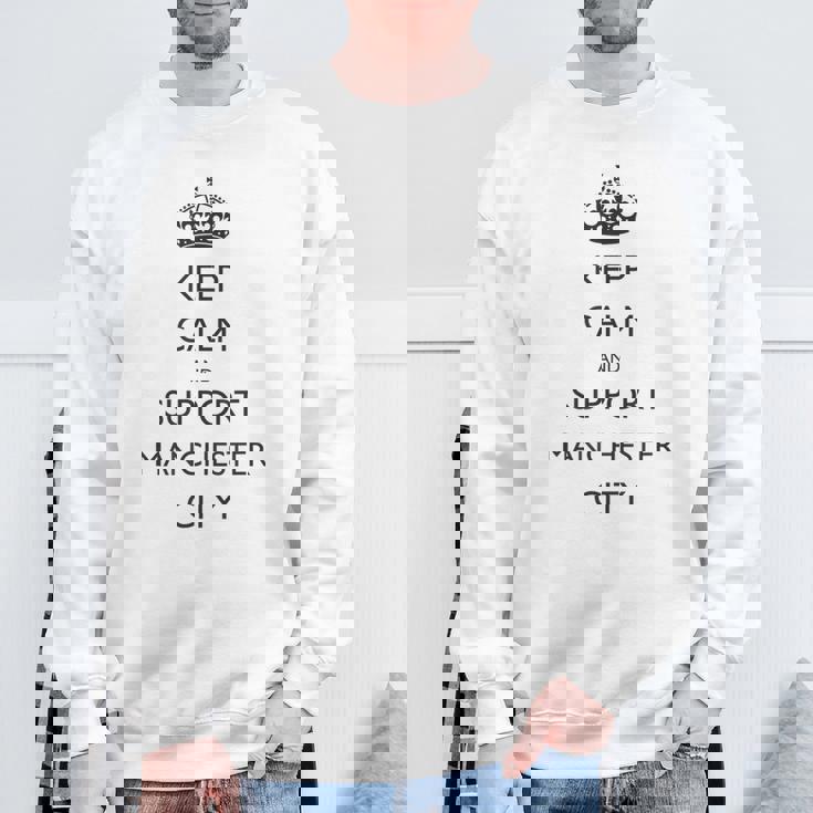 キープ・カーム、マンチェスター・シティ スウェットシャツ 高齢者への贈り物