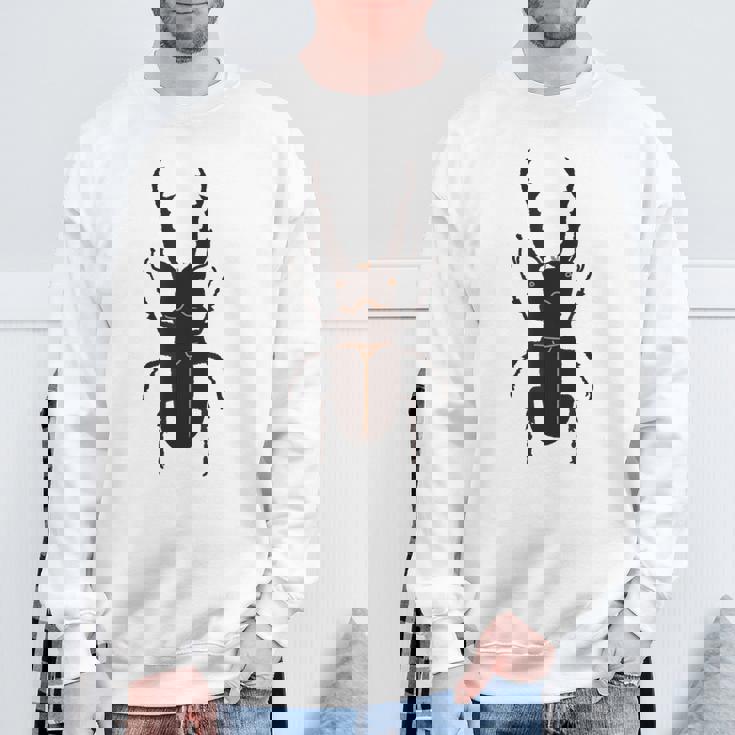 ギラファノコギリクワガタ _昆虫_くわがた スウェットシャツ 高齢者への贈り物