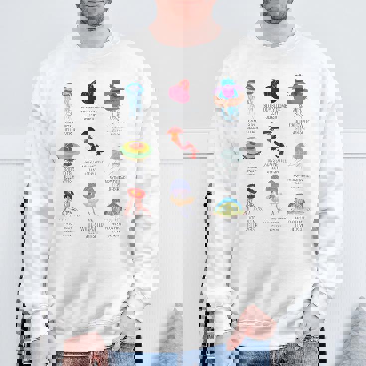 クラゲ 種 シージェリー 生物学者へのギフト スウェットシャツ 高齢者への贈り物