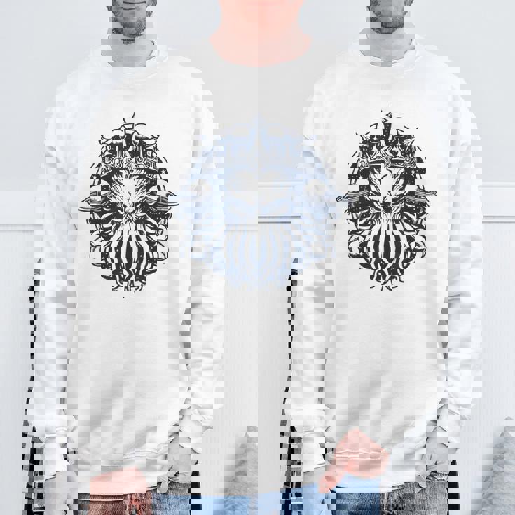 クラーケン クトゥルフ タコ スウェットシャツ 高齢者への贈り物