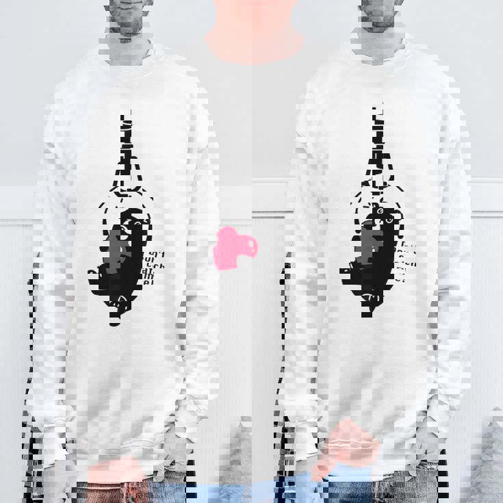 クレーンゲーム アーム Ufoキャッチャー 熊 ぬいぐるみ シルエット イラスト おもしろ Don't Catch Me スウェットシャツ 高齢者への贈り物