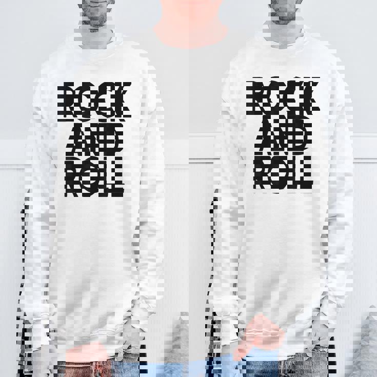 クールなロックンロールミュージックtシャツ、ロックンロールグラフィックをお楽しみください。 スウェットシャツ 高齢者への贈り物