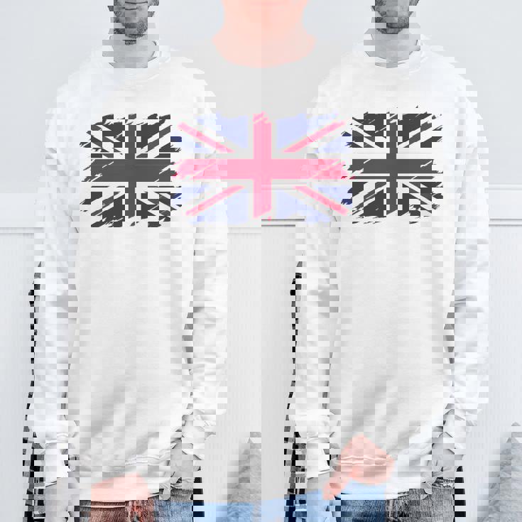 グウェントuk、イギリスの国旗、ユニオンフラッググウェント 長袖tシャツ スウェットシャツ 高齢者への贈り物