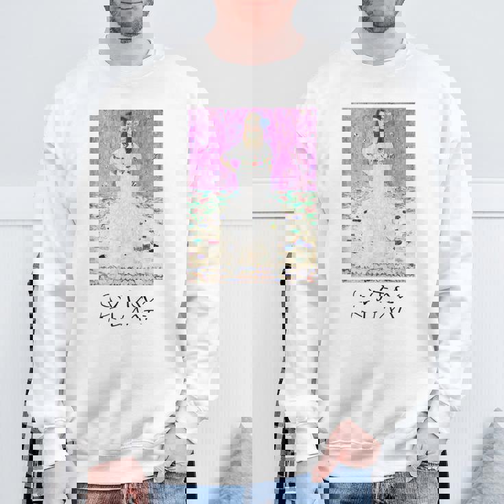 グスタフ・クリムト アートワーク スウェットシャツ 高齢者への贈り物