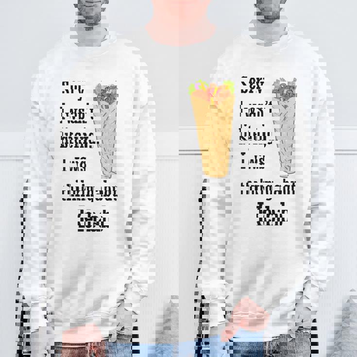 ケバブ愛好家 トルコ料理 デュラム シャワルマ スウェットシャツ 高齢者への贈り物