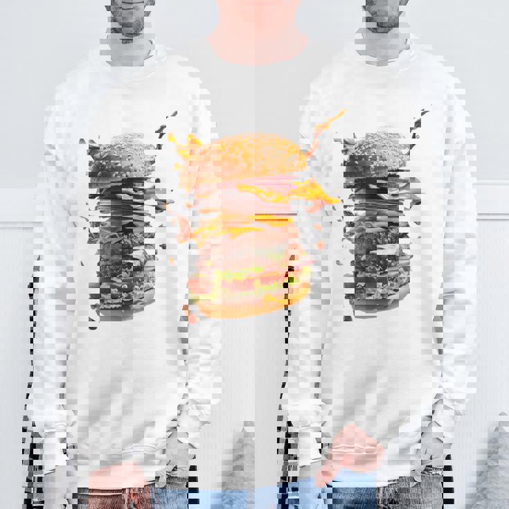 コスチュームバーガー スウェットシャツ 高齢者への贈り物