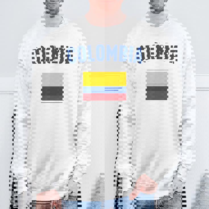 コロンビア国旗 スウェットシャツ 高齢者への贈り物