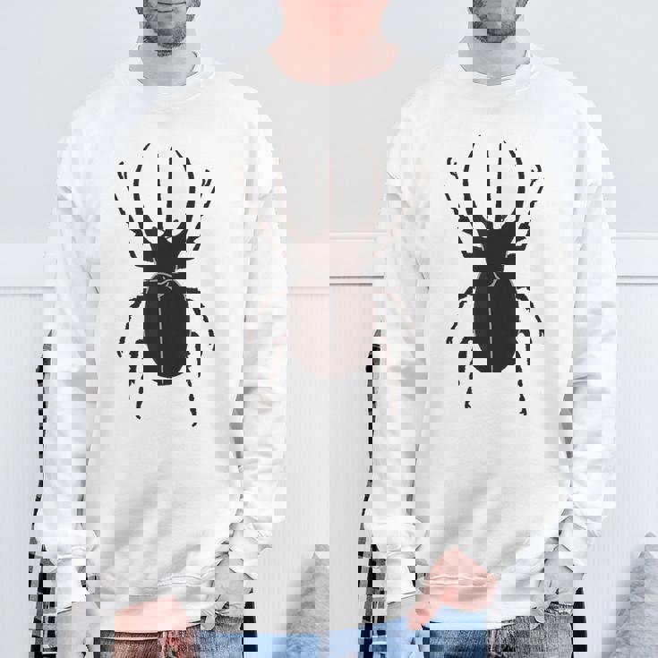 コーカサスオオカブト _昆虫_カブトムシ スウェットシャツ 高齢者への贈り物