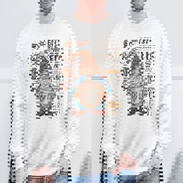 コーヒーノームコーヒーの後ろ向き綴りはeeffoc面白いです。 スウェットシャツ 高齢者への贈り物