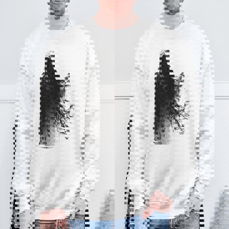 ゴーストコスチューム ハロウィン グラフィックアート スピリットゴースト スウェットシャツ 高齢者への贈り物