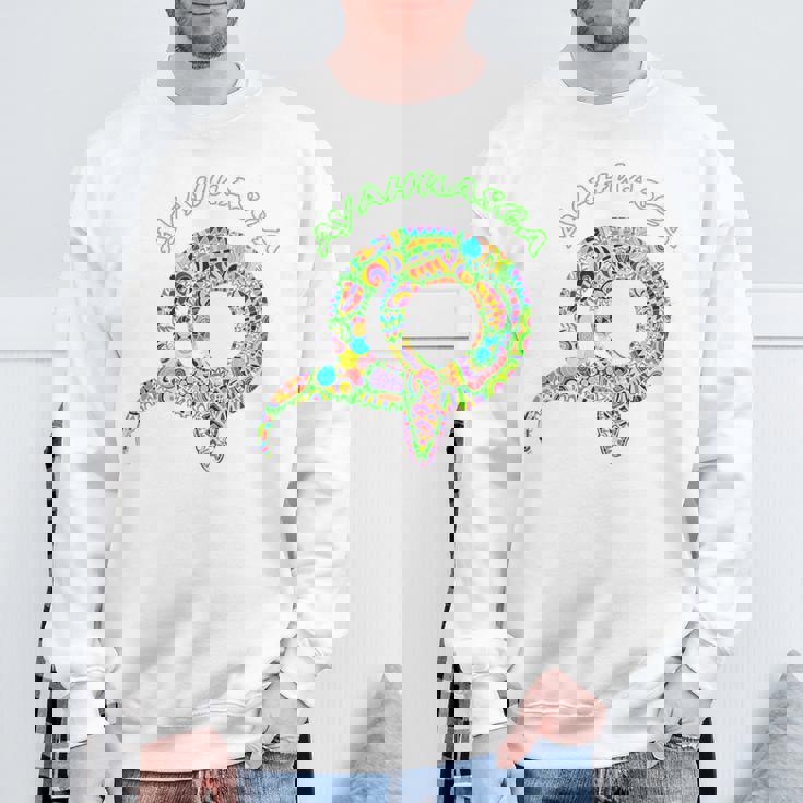 サイケデリック Dmt アヤワスカの蛇 スピリチュアルな神聖幾何学。 長袖tシャツ スウェットシャツ 高齢者への贈り物