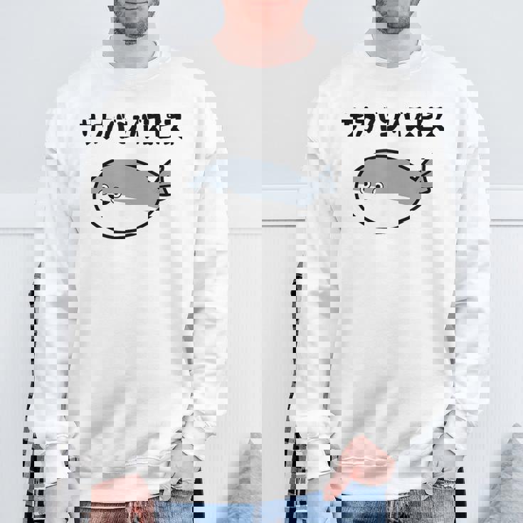 サカバンバスピス 可愛い 古代魚 ネタ お笑い 面白 おもしろ ネタ スウェットシャツ 高齢者への贈り物
