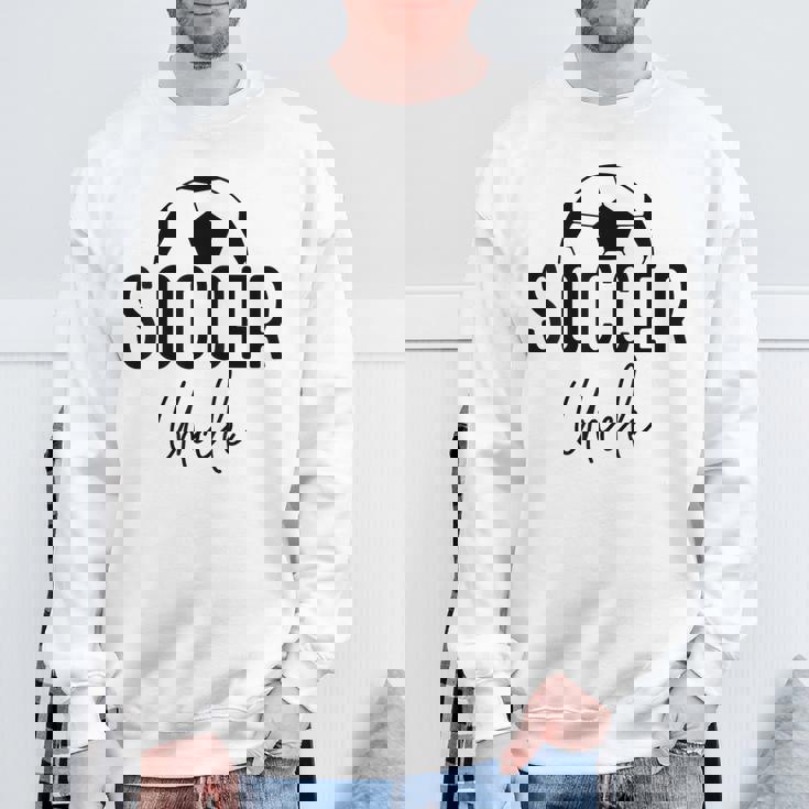 サッカー おじさん お父さん プレーヤー コーチ 試合 デー ギフト ボーイフレンド 男性 スウェットシャツ 高齢者への贈り物