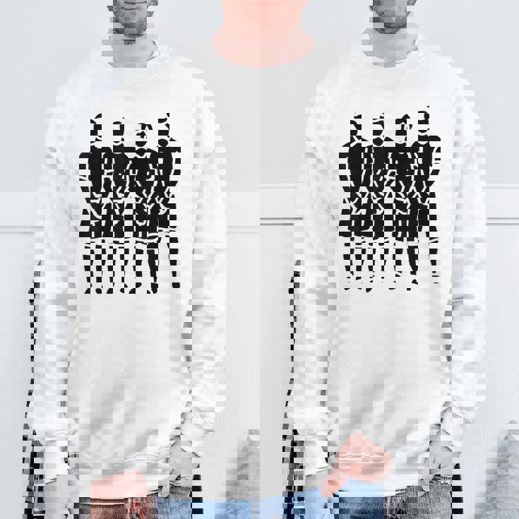 サッカー サッカー選手の壁 スウェットシャツ 高齢者への贈り物